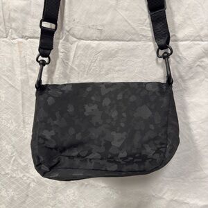 lululemon athletica Black Patterned Crossbody Bag